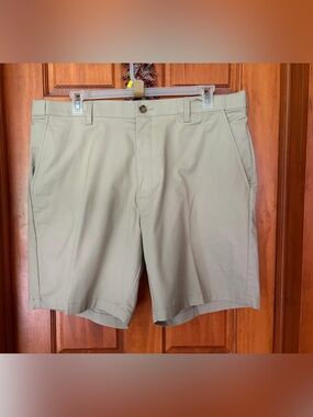 Big & Tall croft & barrow Beige Flat-Front Men's Shorts
